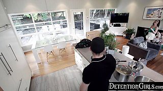 Adira Allure Squirts During a POV Foursome