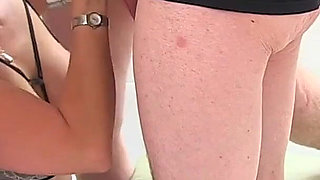 Blonde MILF Cum Slut Angie Hotbox Gets Gangbanged in the Gloryhole