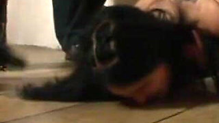 Whipping kneeling humiliating