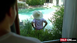 MILFON.com introduces: Watering The cougars Garden - Olivia Jayy & Maya Farrell & Anthony Pierce COUGAR vignette