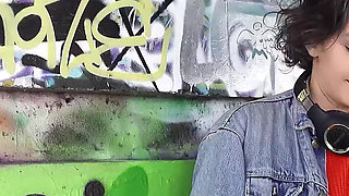 German Scout - Crazy Anal and Rimjob Casting Fuck with French Skinny Tattoo Model Lena Fire