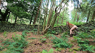 Bts Naughty Foxy MILF Finds Sex Toys in the Woods