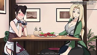 Hentais, foot jobs, showing boobs