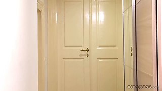 Petite teenage cheating in her college dorm - utter sequence - Dane Jones