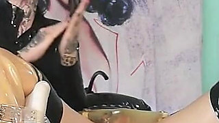 Analslut on Gynochair 1