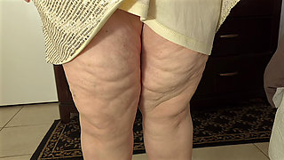 JAMDOWN26 - Hot Compilation of BIG FAT ASS hijab woman in dresses & high heels flashing boobs, wide open asshole, belly & pussy