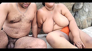 Nudist Beach, I'm Showing Myself off to Everyone