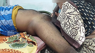 While My Stepmother Was Drinking Water, I Went There, Pulled Her Saree, and Had Sex with Her.