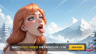 Milk Dripping Sex: Snowy Peaks & Luscious Pleasure