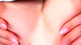 Alluring Japanese AV model in POV hardcore blowjob