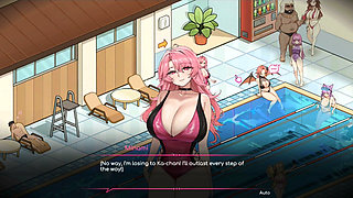 Hentai Game - Minami Hentai Gallery Scene Pool Sex 3 - Lifeguard Holic