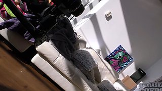 Tattooed Redhead Cheri Masturbates with Hair Brush