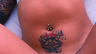 A Sexy Tattooed Schoolgirl