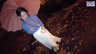 Skirt Side Tease Where Slick Grazing Turns to Instant Climax the Moment She Sinks in - 4