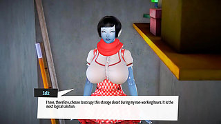 Sexus resort: robot girl with big boobs ep 3