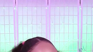 Hot Ebony Babe Cali Caliente Deepthroating Big Cock POV