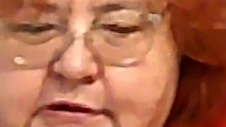 BBW Mature Redheaded Nurse Vicki Blows up Inflatable Snowman for You