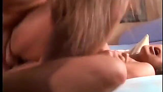 Sexy Brunette Chick Gets Fucked and Takes a Hot Load on Her Face on the Bed