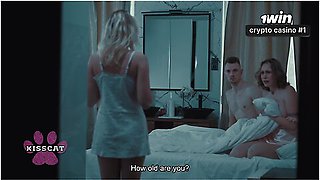 Taboo Fantasy, Jessie Ames And Kiss Cat In Will Stepdad Fuck And Cum Inside Stepdaughter In Share Bed While Stepmom?