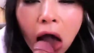 Minako the Japanese Nurse Gives an Amateur Blowjob