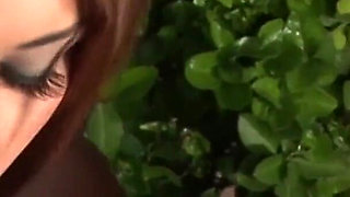 Pussy Eating in Garden with Lot of Spaniking and Slapping