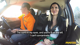 Fake Driving School - Big Tit Instructor Jasmine Jae Gives Handsome Luke a Wild Deep Throat He Will Never Forget