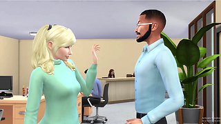 Jim and Pam from The Office get it on in a reality TV show scenario