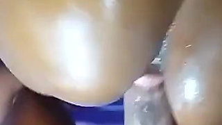 Oiling up That Sweet Gaping Ass Hole with a Hot Fuck