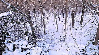 Complete Naked BDSM in Snow