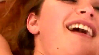 Allie Haze blonde teen sucks and fucks eager cock