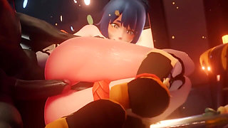 Xiangling Animation Compilation Genshin Impact Hilichurl Hentai Porn