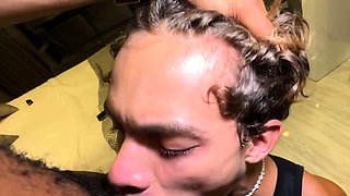 Two big cock hunks barebacking hard outdoors