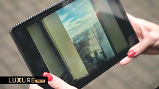 Pussy lick video with freely escort from Luxure