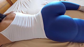 Depuanes Steamy Lesbian Obsession POV: Brazilian Stepsis Dedepu Grinds Her Big Ass in T