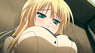 Hentai: Sexy Buxom Blonde Babe Dominates Her Submissive Partner In the Hottest Way