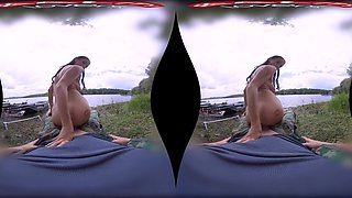 Reality Paramours - Fisherman Get Fortunate and Ravages a Super-hot Nasty Dark haired