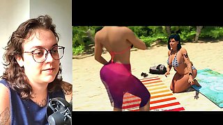 Girl with glasses, futa, visual novel game