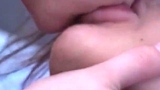Two Real Lesbian Girls Kissing