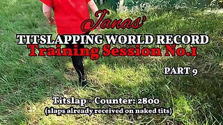 Training for World Record in Titslapping No.1 - Part 9