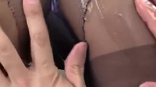 Seductive Patterned Pantyhose Legs 3 - Mao Hamasaki - Ep3