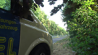 Taxi Rosebud Prolapse Tease - Gaping Anal Popping Out Wet