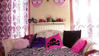 Sexy blonde wants to turn you on with her hot big tits