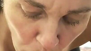 Mature Saggy Boobs POV Blowjob Cum in Mouth Swallowing Every Last Drop!