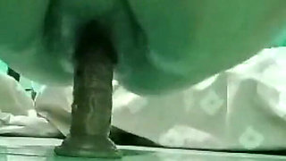 Sexy Filipina MILF Riding & Bouncing on a Dildo