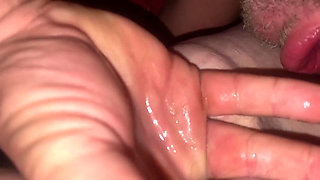 Making My Wife Pussy Flow with Cum Juice