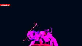 Beauty Artificial Attraction: the Animated Girl - 3D Animation