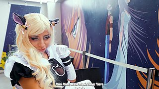 MAID is bought by a dark-skinned guy