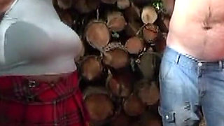 Joolz and Bustykim with the Lumberjacks