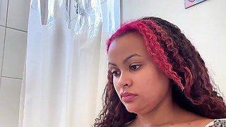 Chubby Gassy Girl Morning Toilet Farts Natural Gassy Moment