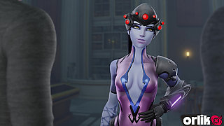 Tracer Sets up Widowmaker Fucked by Big Dicks 3D Overwatch Porn